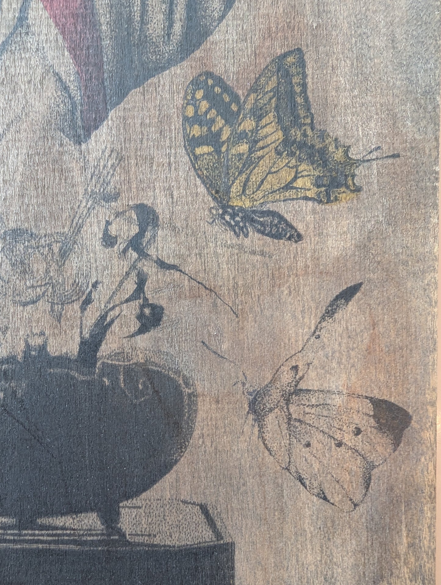 Nishi - Long Life (Kotobuki) - 寿 ことぶき Mixed Media on Wood - Japanese Contemporary Art