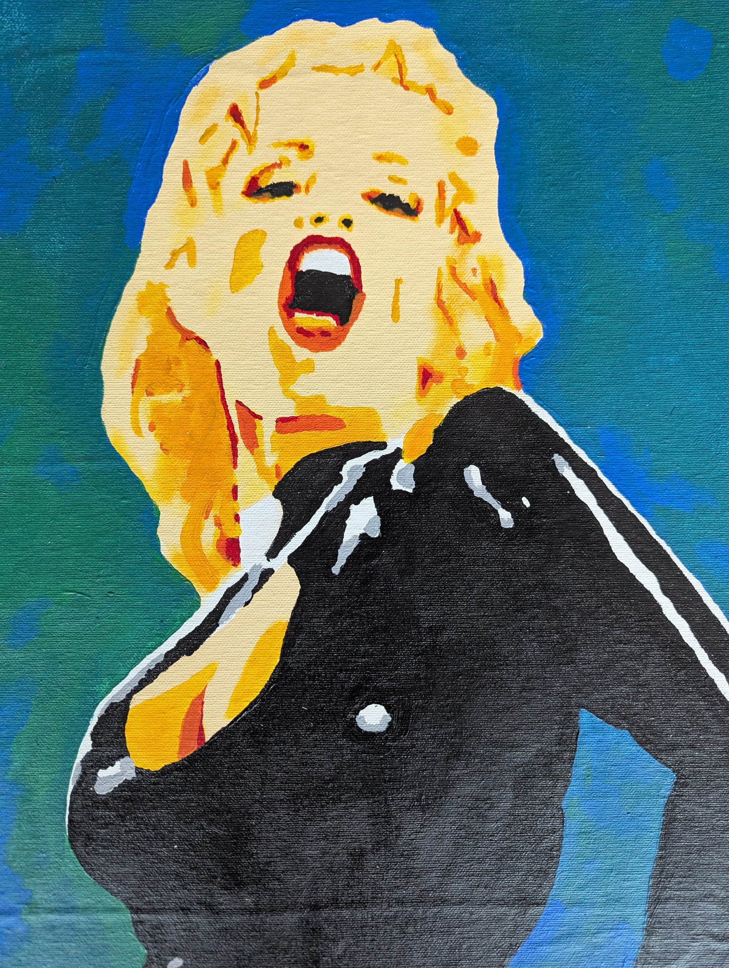 Black Dress, Acrylic on Canvas, Karl Backman