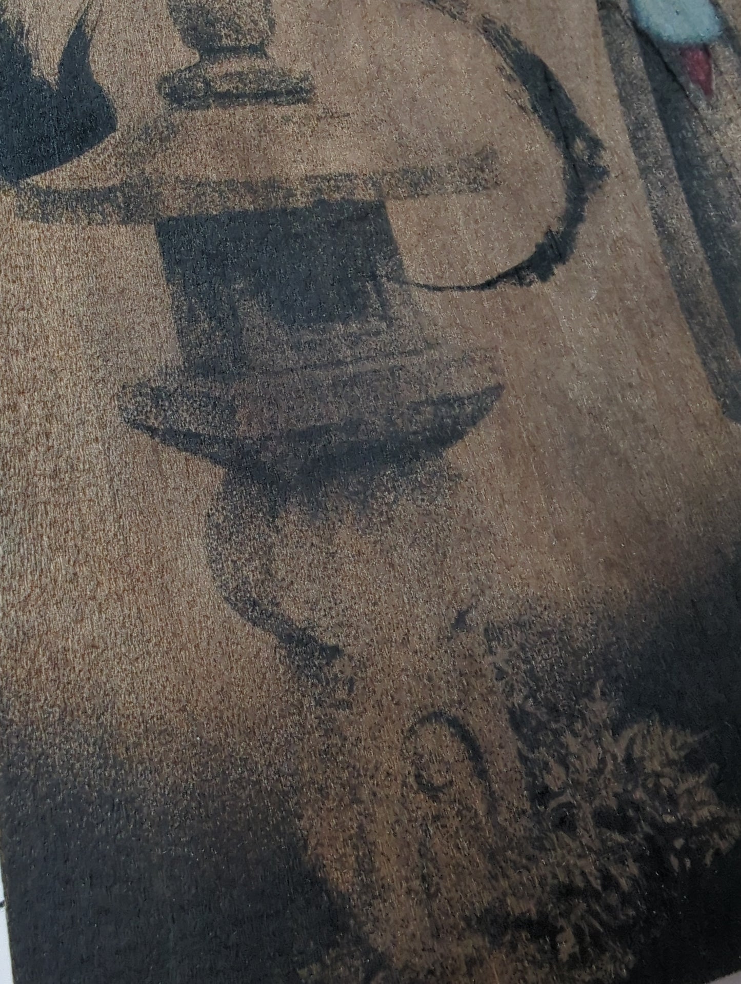 Nishi - Lantern - 灯籠 (Tōrō) Mixed Media on Wood - Japanese Contemporary Art
