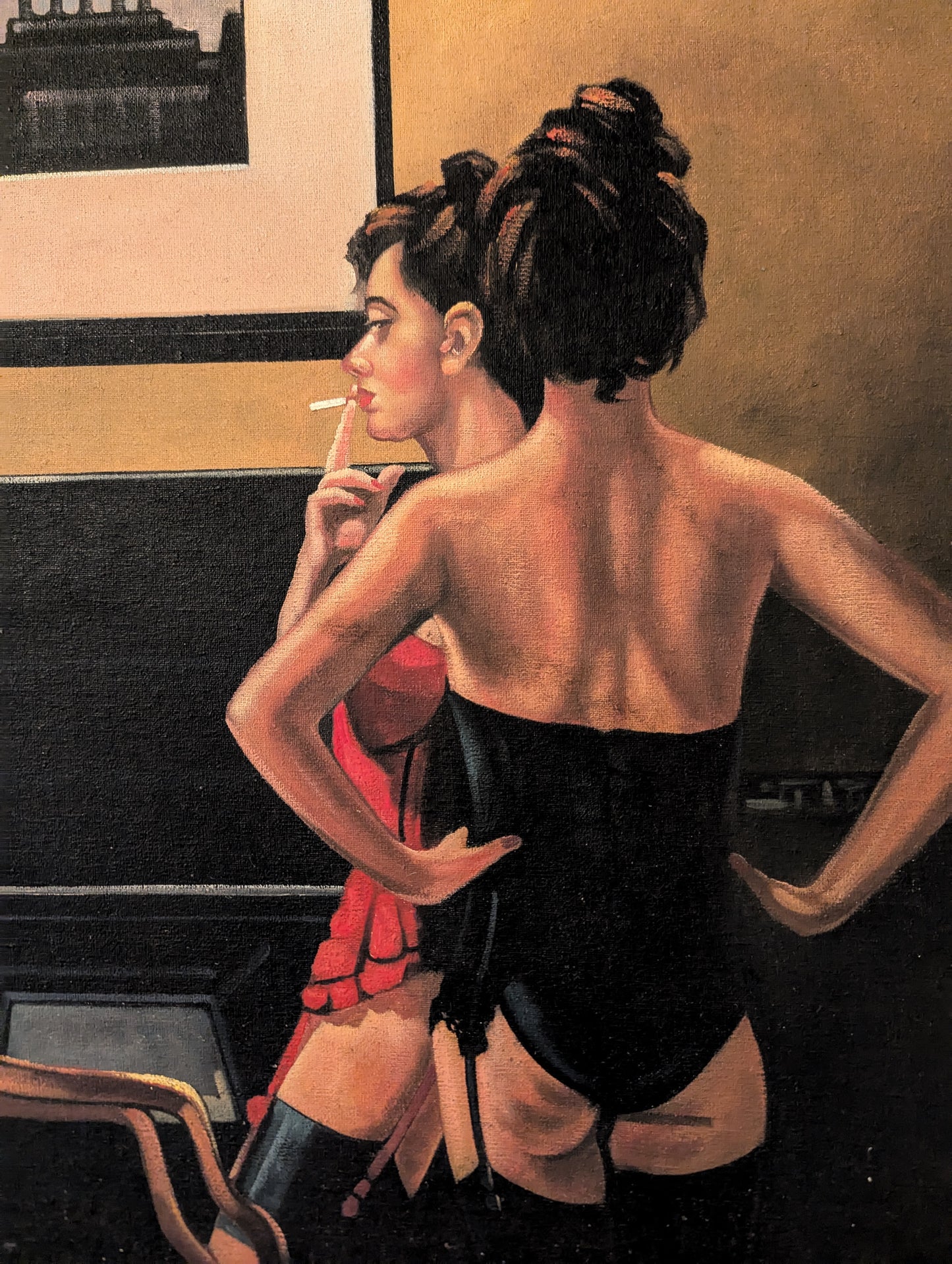 Syle of Jack Vettriano, The master of Ceremony, British art