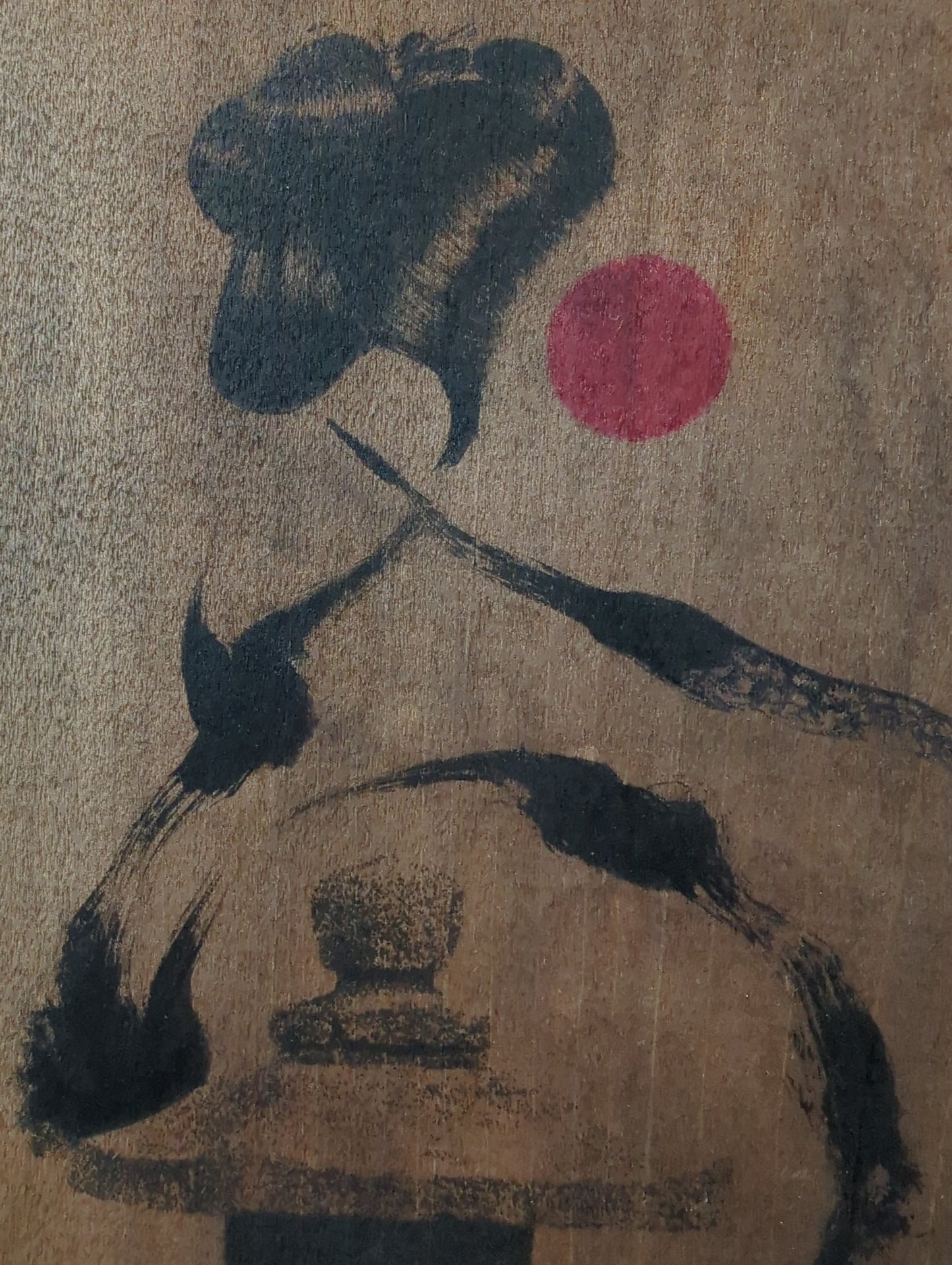 Nishi - Lantern - 灯籠 (Tōrō) Mixed Media on Wood - Japanese Contemporary Art