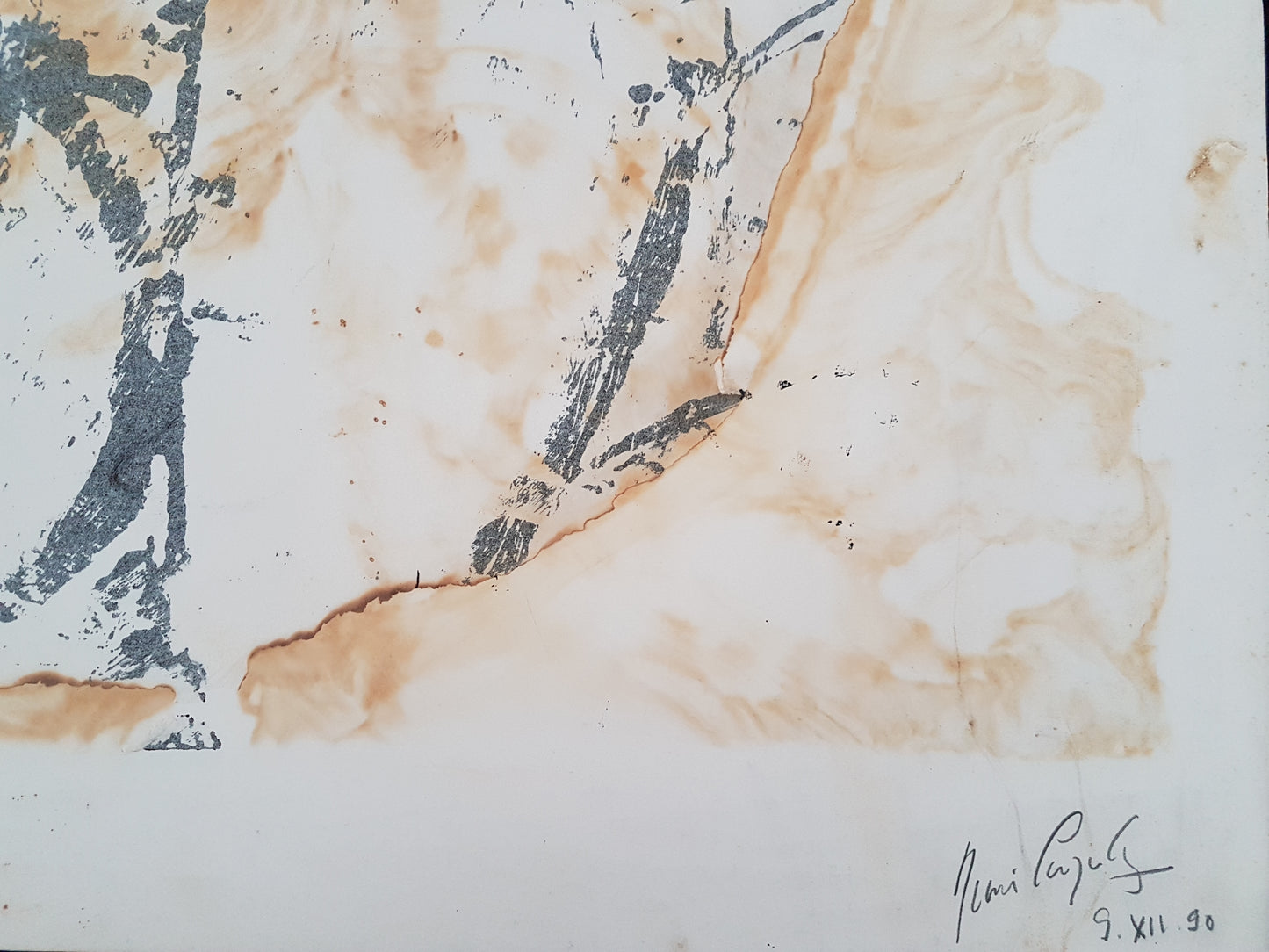 Unknown, Burnt paper 1 Contemporary Modern on Paper