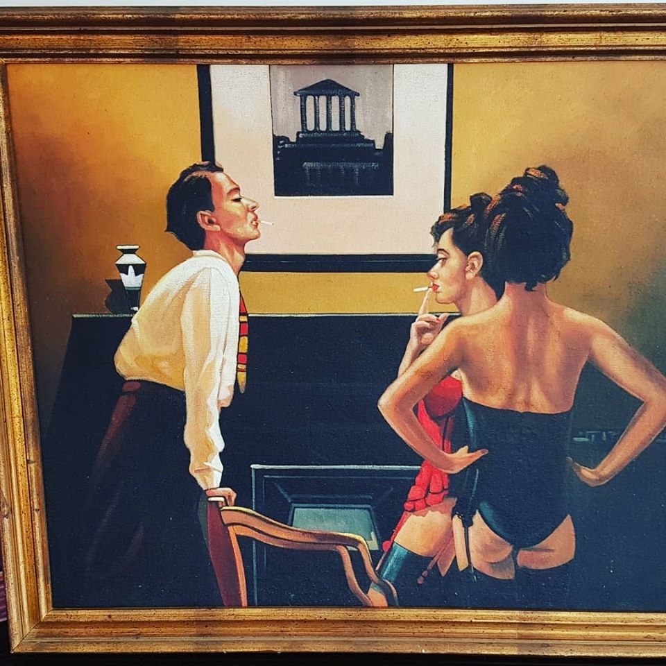 Syle of Jack Vettriano, The master of Ceremony, British art