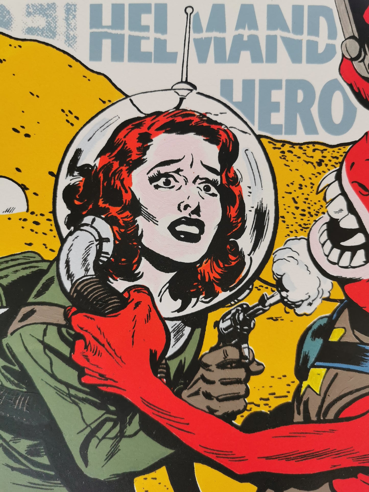 Alex Zanda, Unique Screenprint - British Art on Paper