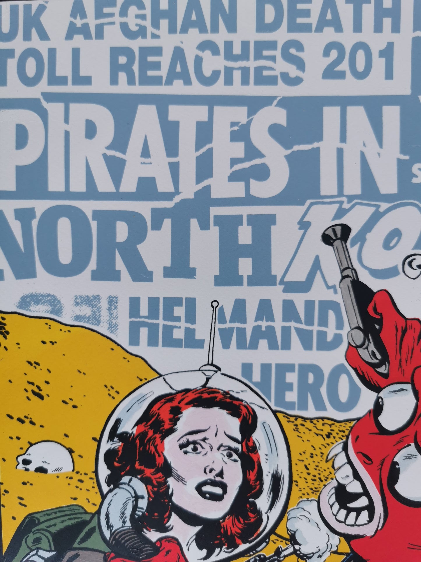 Alex Zanda, Unique Screenprint - British Art on Paper
