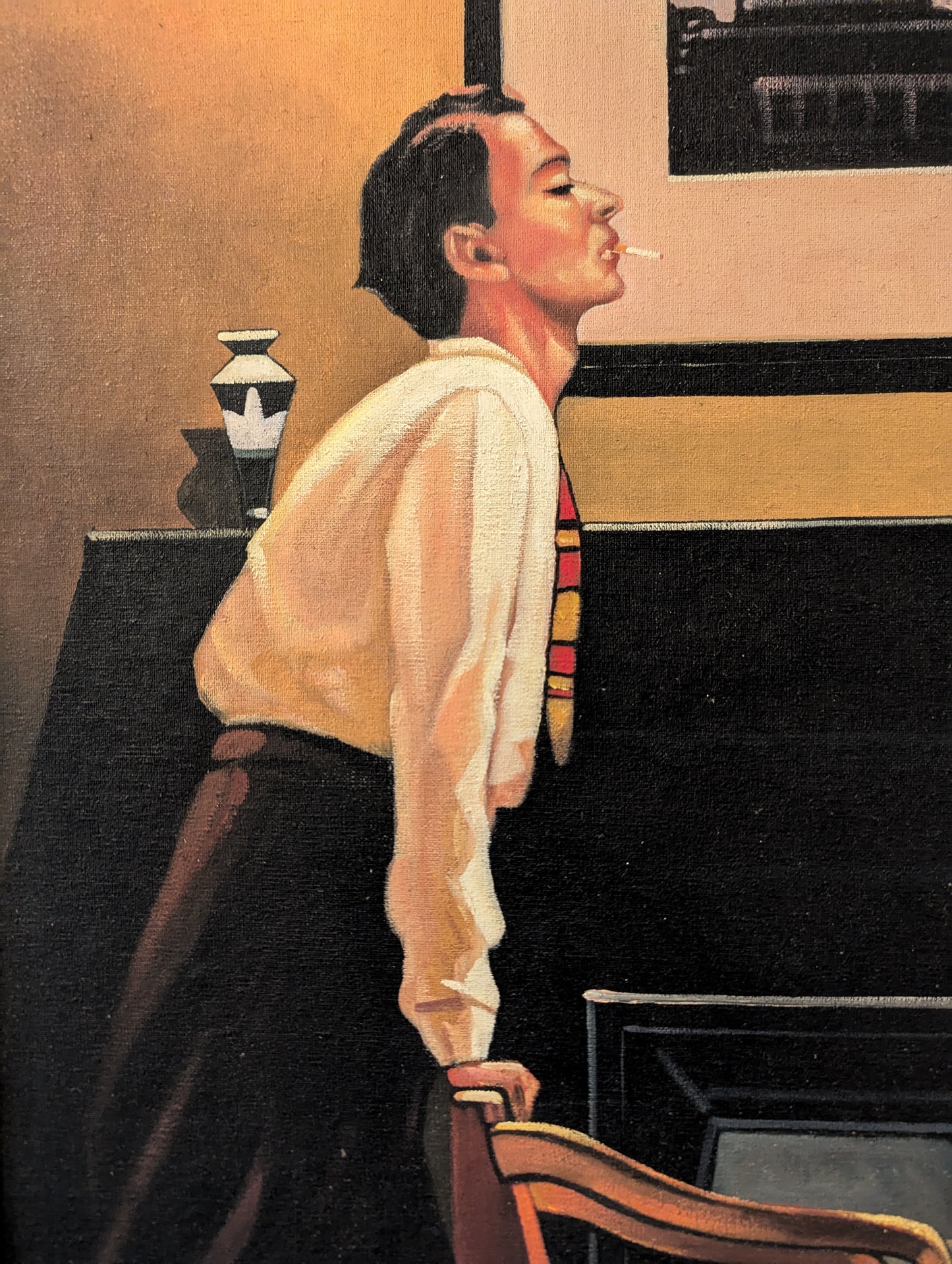 Syle of Jack Vettriano, The master of Ceremony, British art