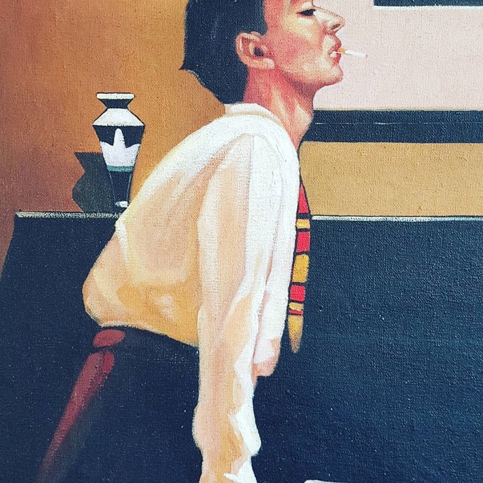 Syle of Jack Vettriano, The master of Ceremony, British art