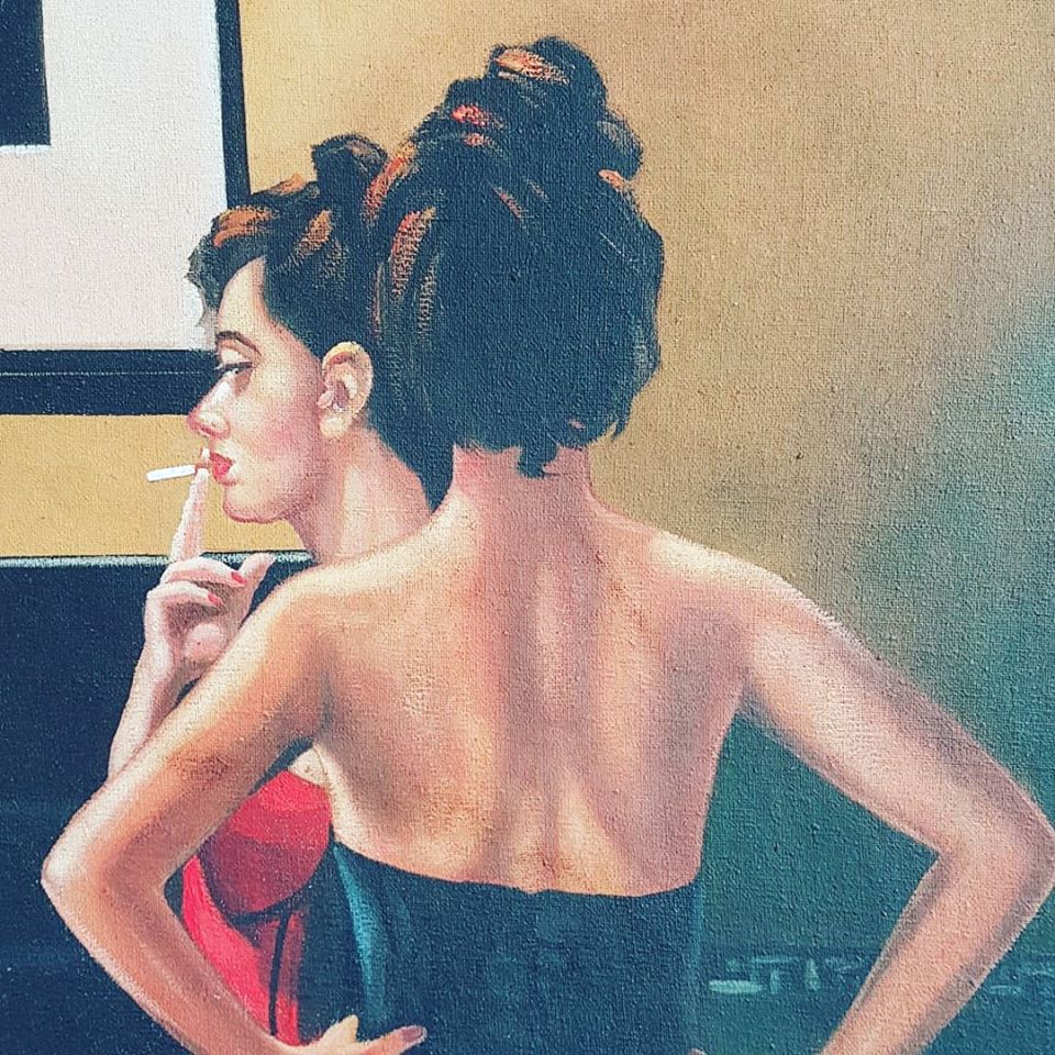 Syle of Jack Vettriano, The master of Ceremony, British art