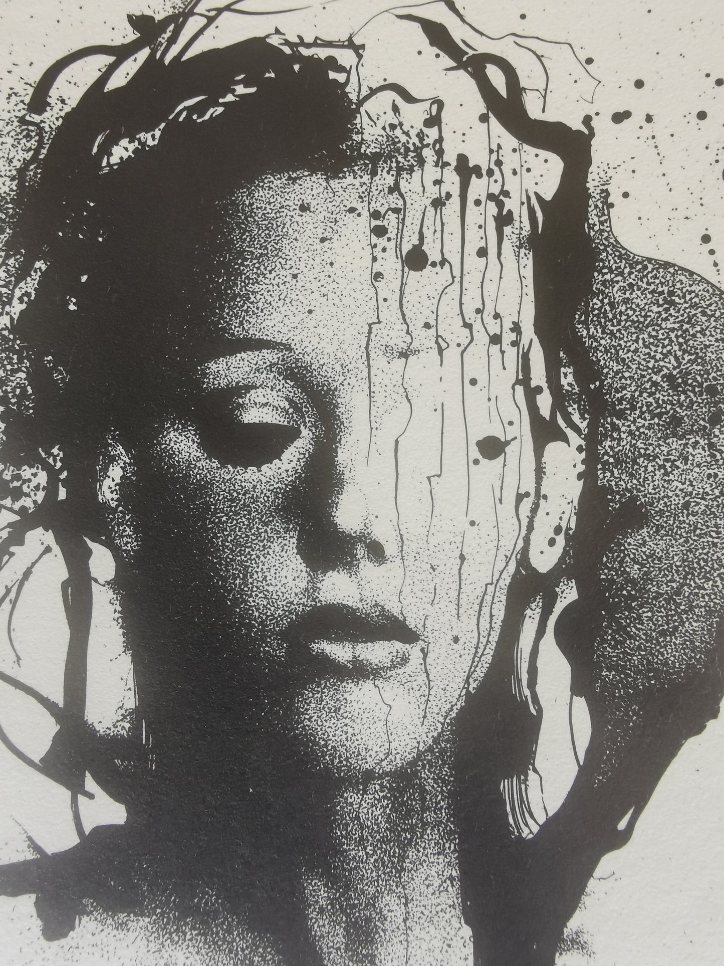 Klaus Bottger - Portrait - Etching on paper