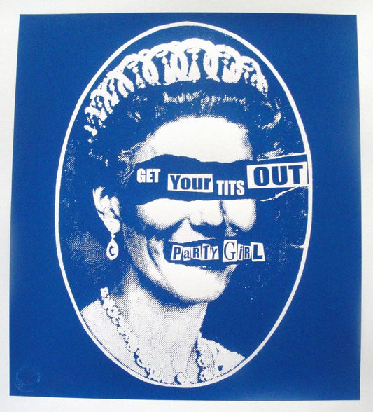 T.Wat "Get your tits out"- Screenprint